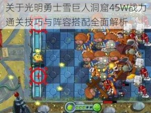 关于光明勇士雪巨人洞窟45W战力通关技巧与阵容搭配全面解析