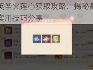 和平精英圣火莲心获取攻略：揭秘高效获取途径与实用技巧分享