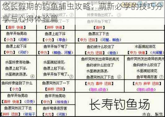 悠长假期的钓鱼捕虫攻略：萌新必学的技巧分享与心得体验篇