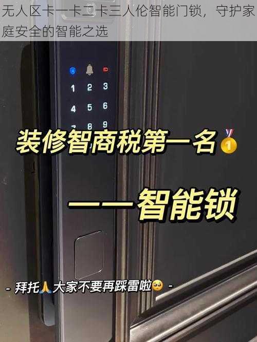 无人区卡一卡二卡三人伦智能门锁，守护家庭安全的智能之选