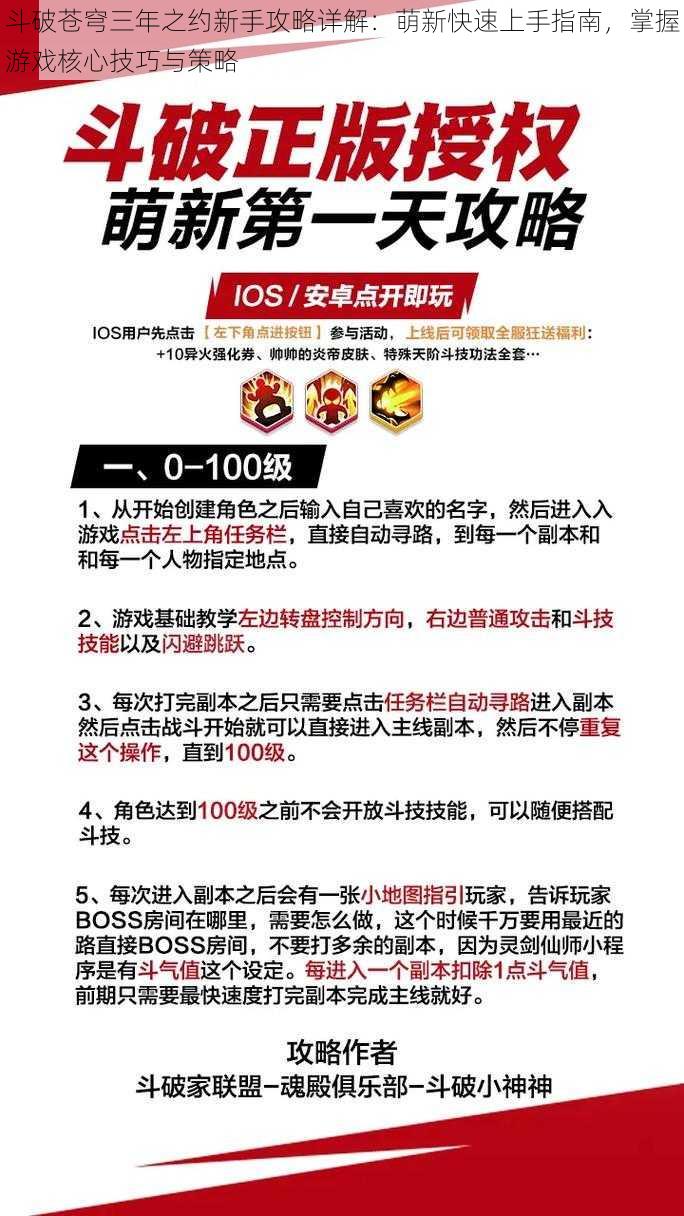 斗破苍穹三年之约新手攻略详解：萌新快速上手指南，掌握游戏核心技巧与策略