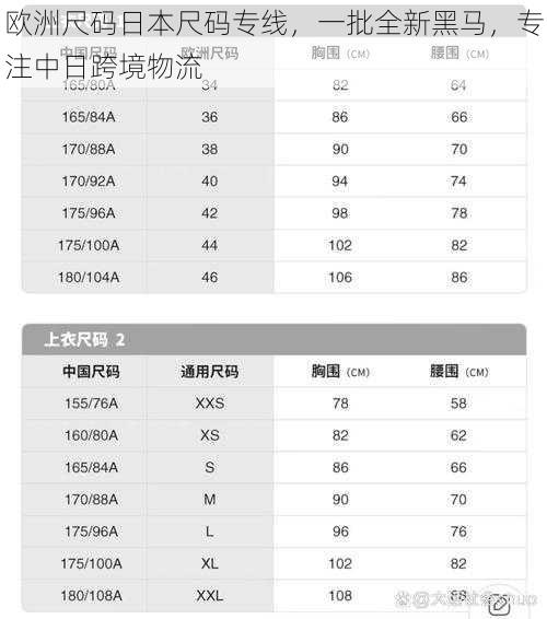 欧洲尺码日本尺码专线，一批全新黑马，专注中日跨境物流