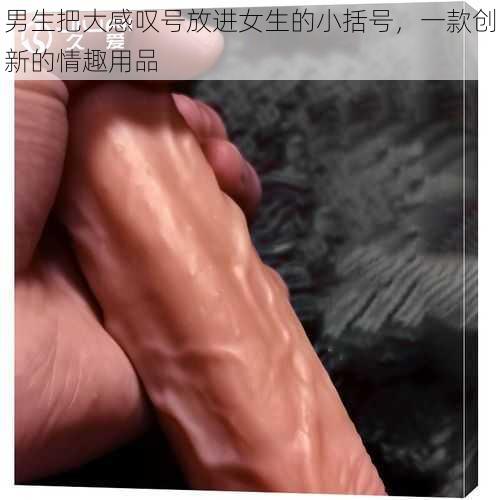 男生把大感叹号放进女生的小括号，一款创新的情趣用品