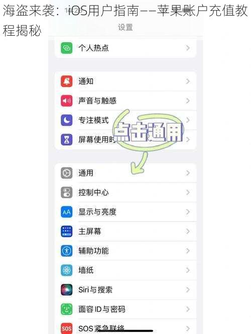 海盗来袭：iOS用户指南——苹果账户充值教程揭秘