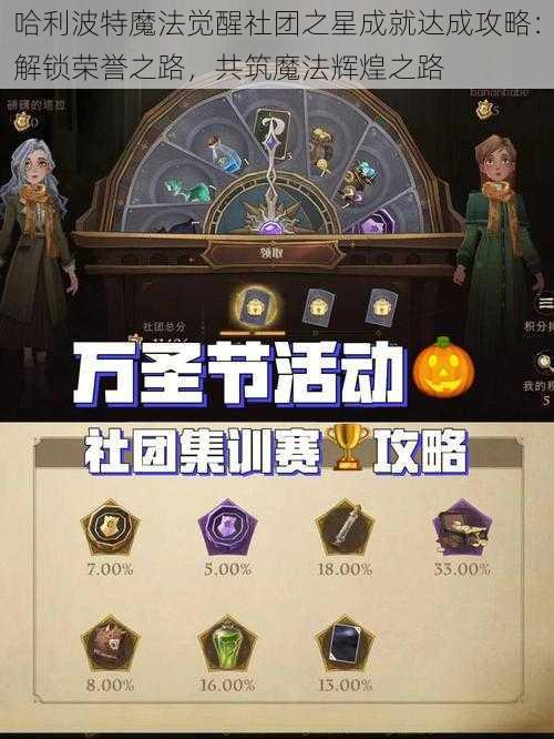 哈利波特魔法觉醒社团之星成就达成攻略：解锁荣誉之路，共筑魔法辉煌之路