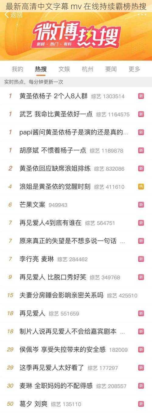 最新高清中文字幕 mv 在线持续霸榜热搜