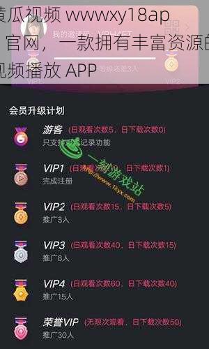 黄瓜视频 wwwxy18app 官网，一款拥有丰富资源的视频播放 APP